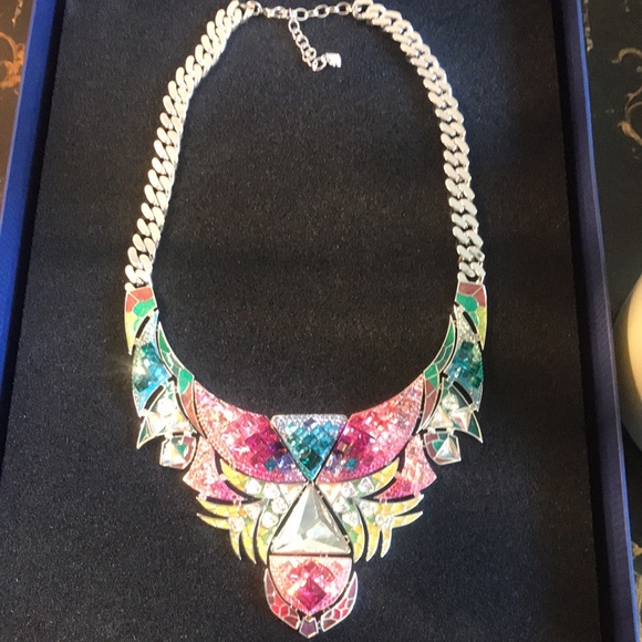 Authentic Swarovski Tangara necklace. NIB Special Aurora Necklace - Picture 7 of 17